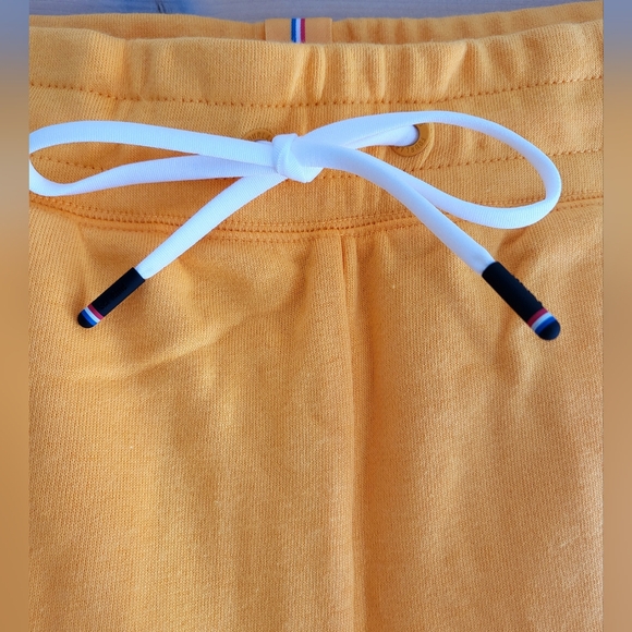 NWT FourLaps Oversized Rush Sweat Shorts Elastic Drawstring Mango Orange size S - Picture 4 of 7